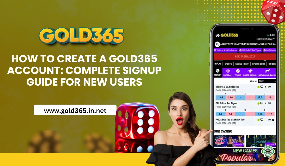 How to Create a Gold365 Account Complete Signup Guide for New Users